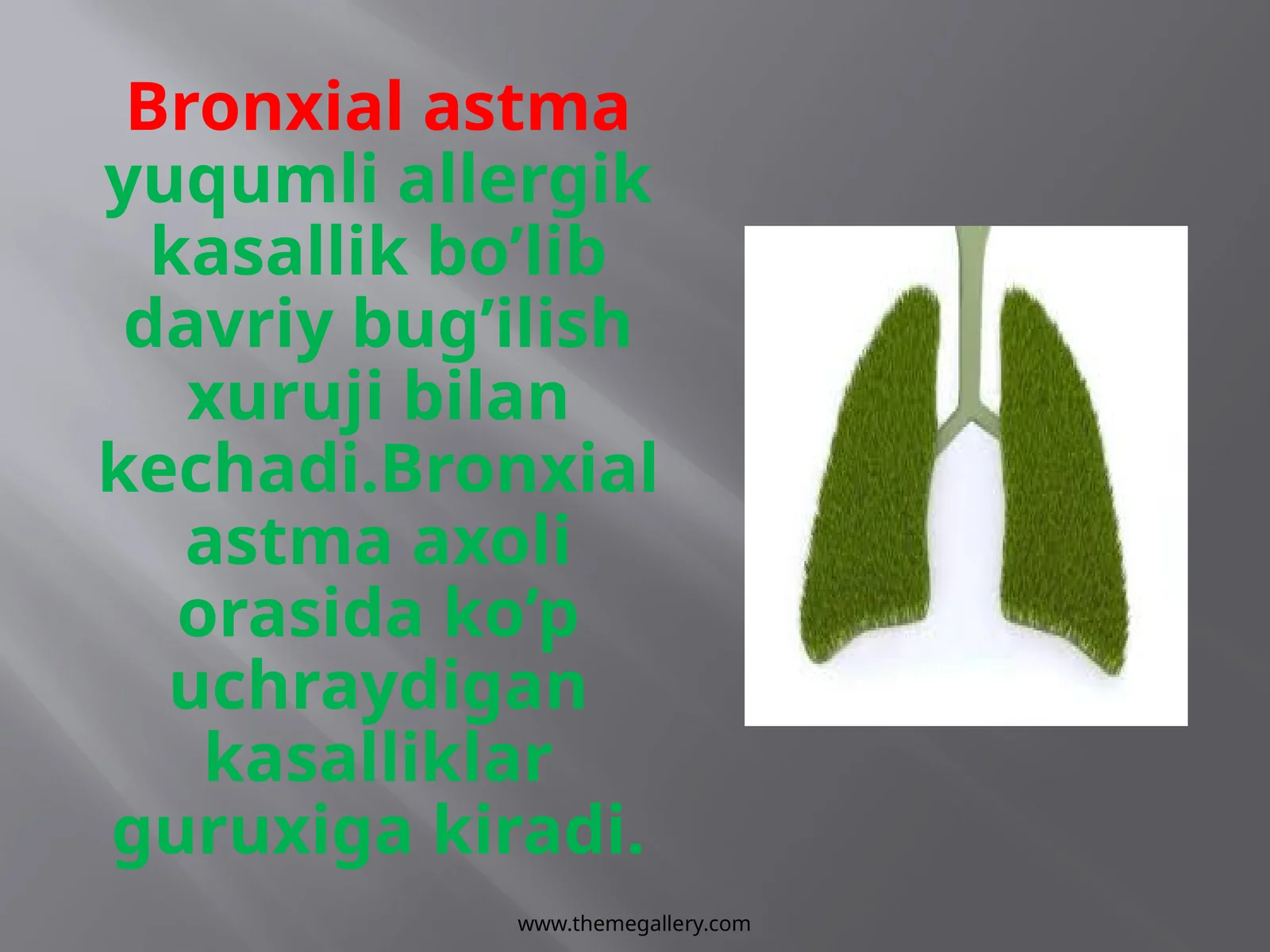 Bronxialastma kasalligi 1