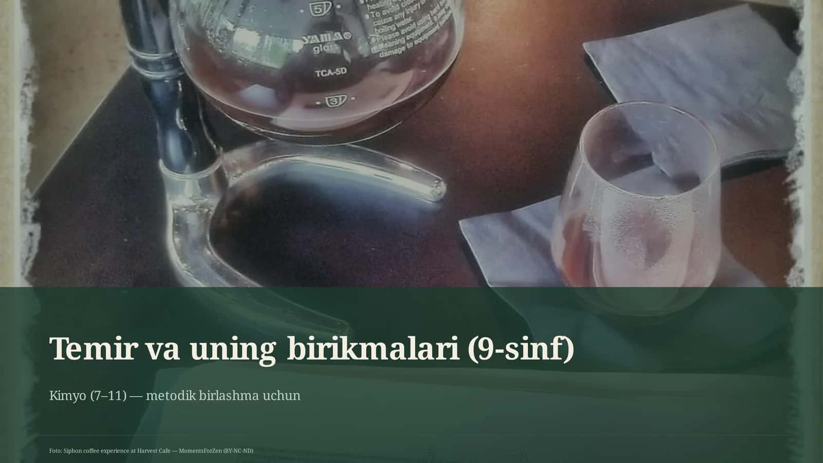Temir va uning birikmalari (9-sinf) 1