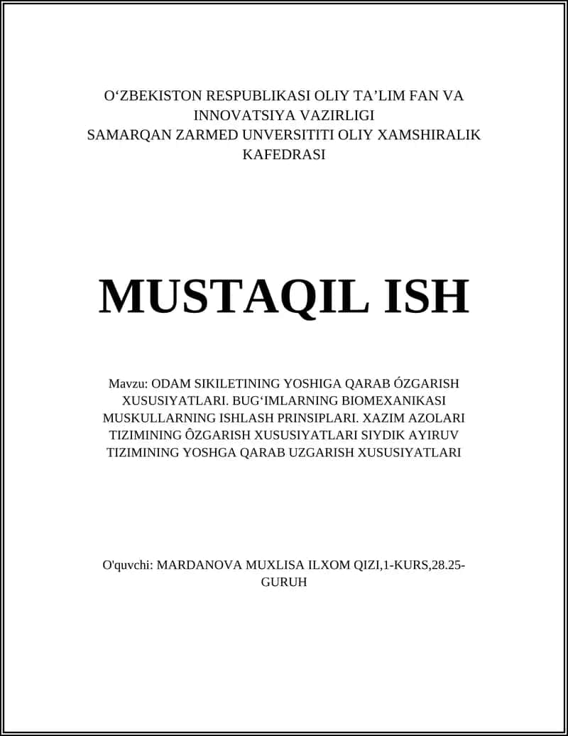 ODAM SIKILETINING YOSHIGA QARAB ÓZGARISH XUSUSIYATLARI 1