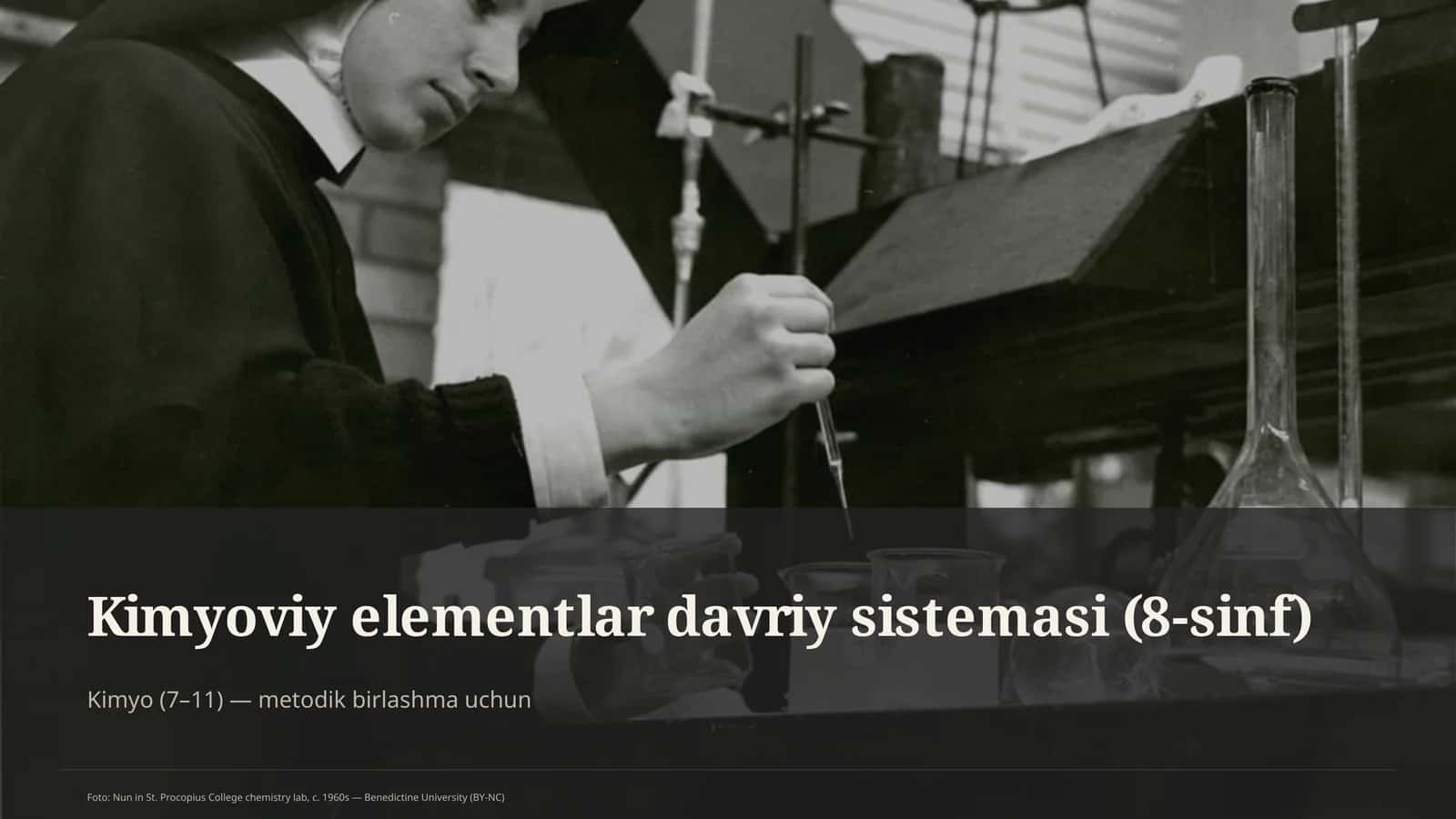 Kimyoviy elementlar davriy sistemasi (8-sinf) 1
