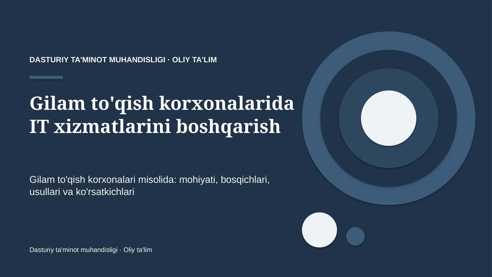 gilam to'qish korxonalarida it xizmatlarini boshqarish 3767 1