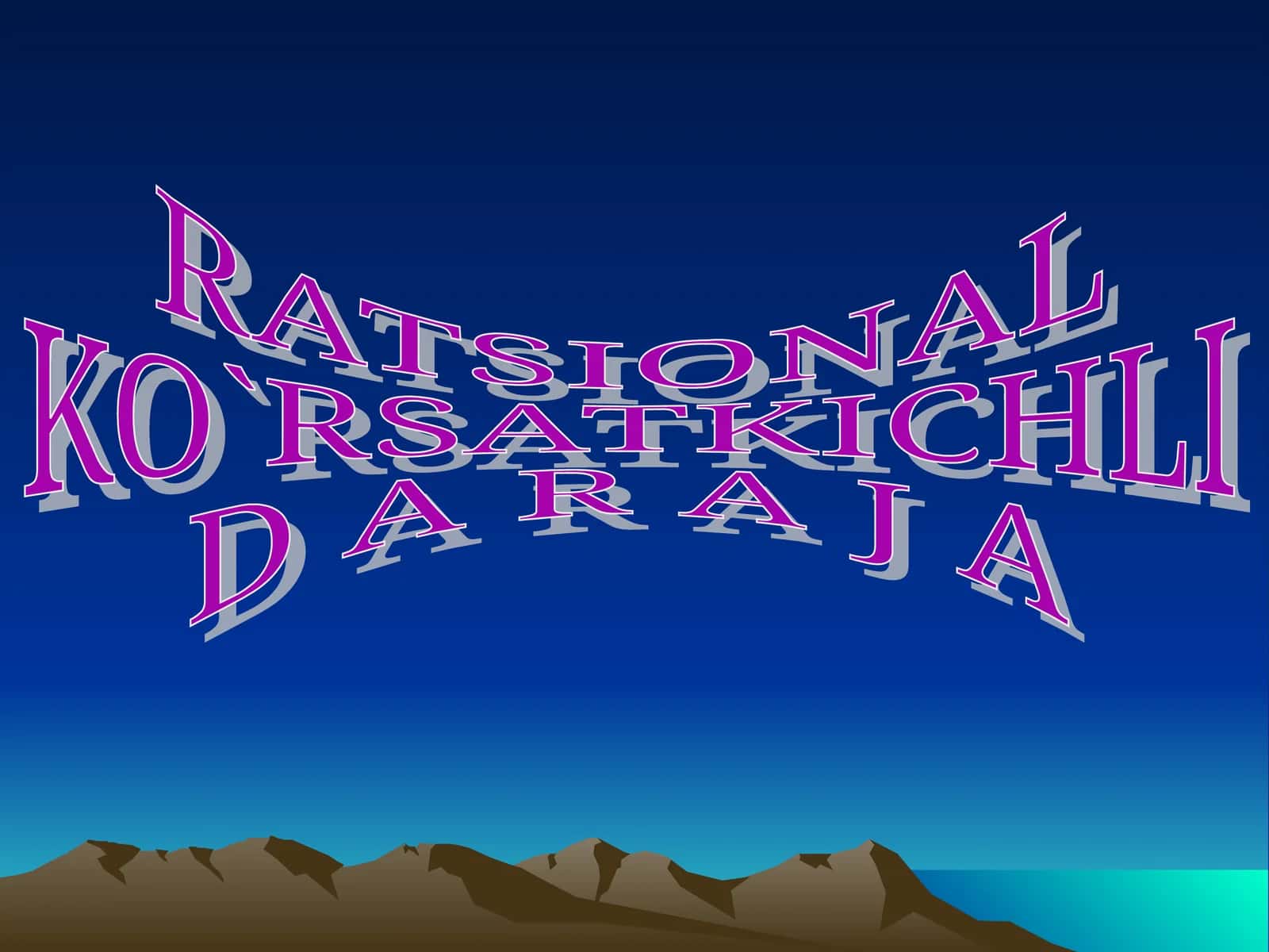 RATSIONAL 1