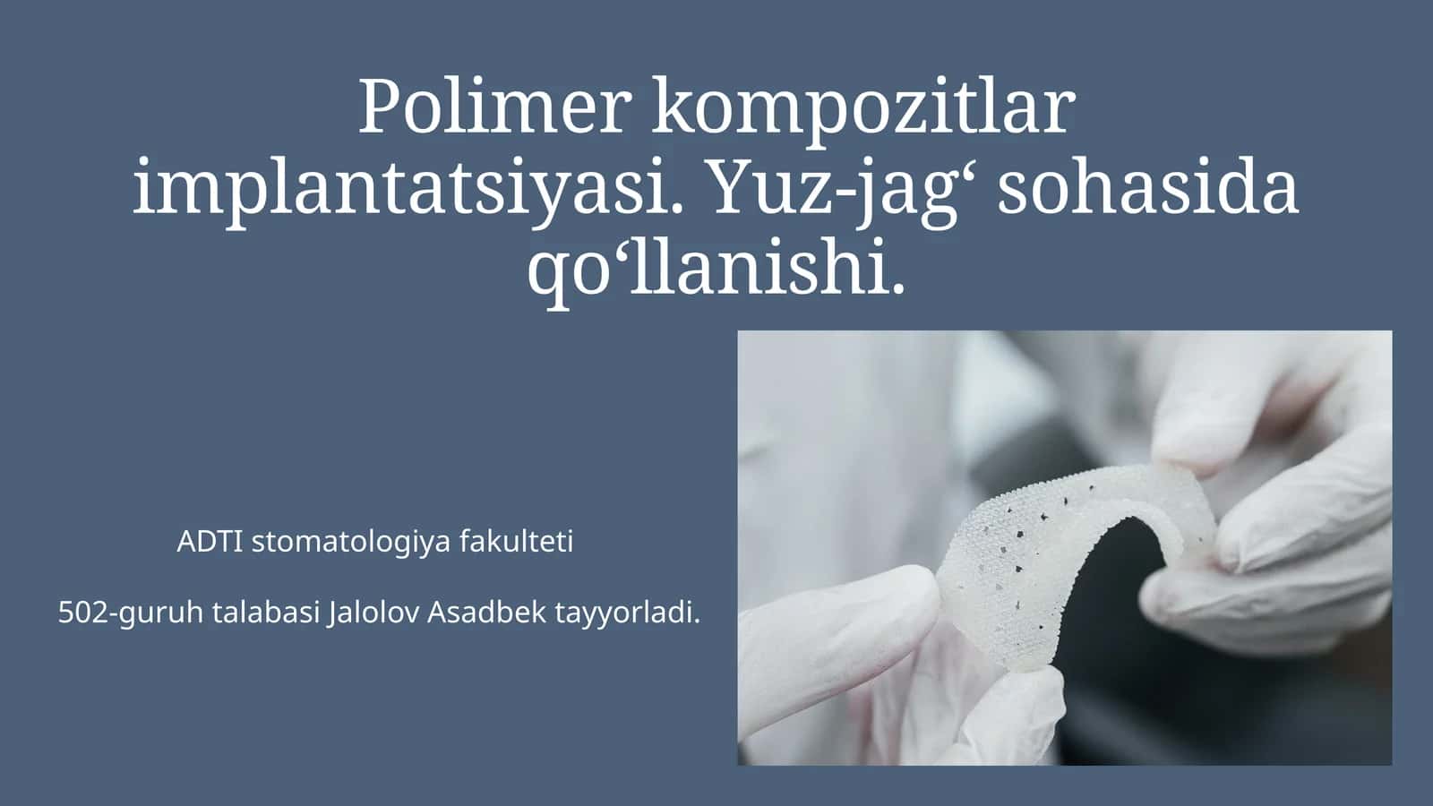 Polimer implantlar 1