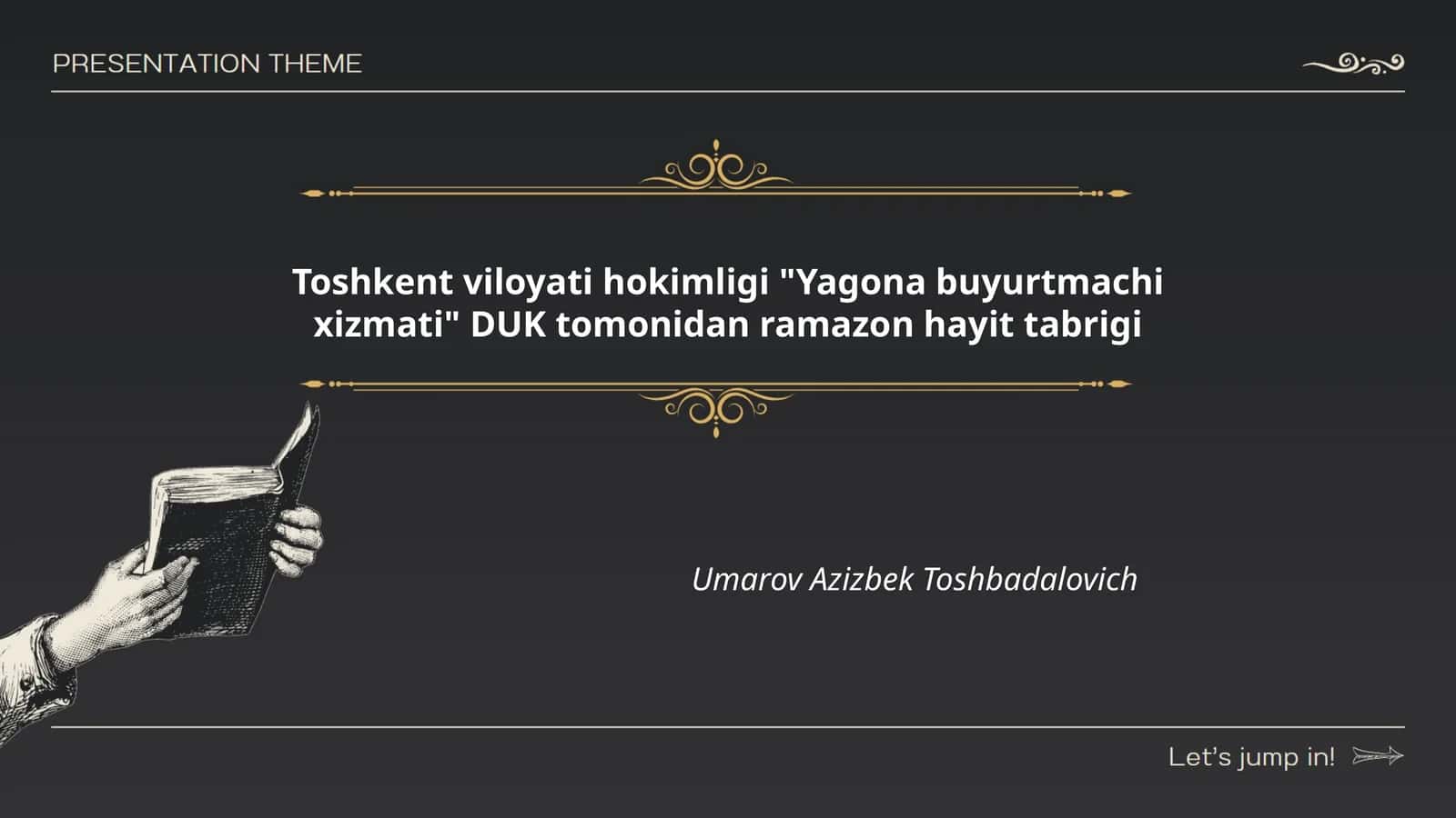 Ramazon hayit tabrigi 1