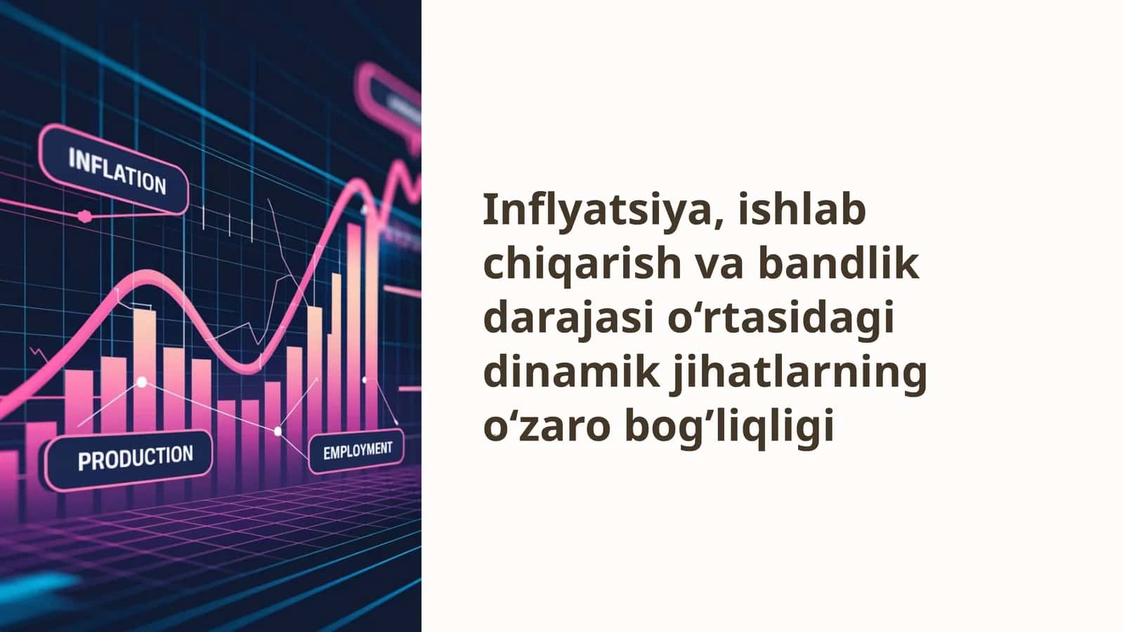 Inflyatsiya va iqtisodiy o'sish munosabatlari 1