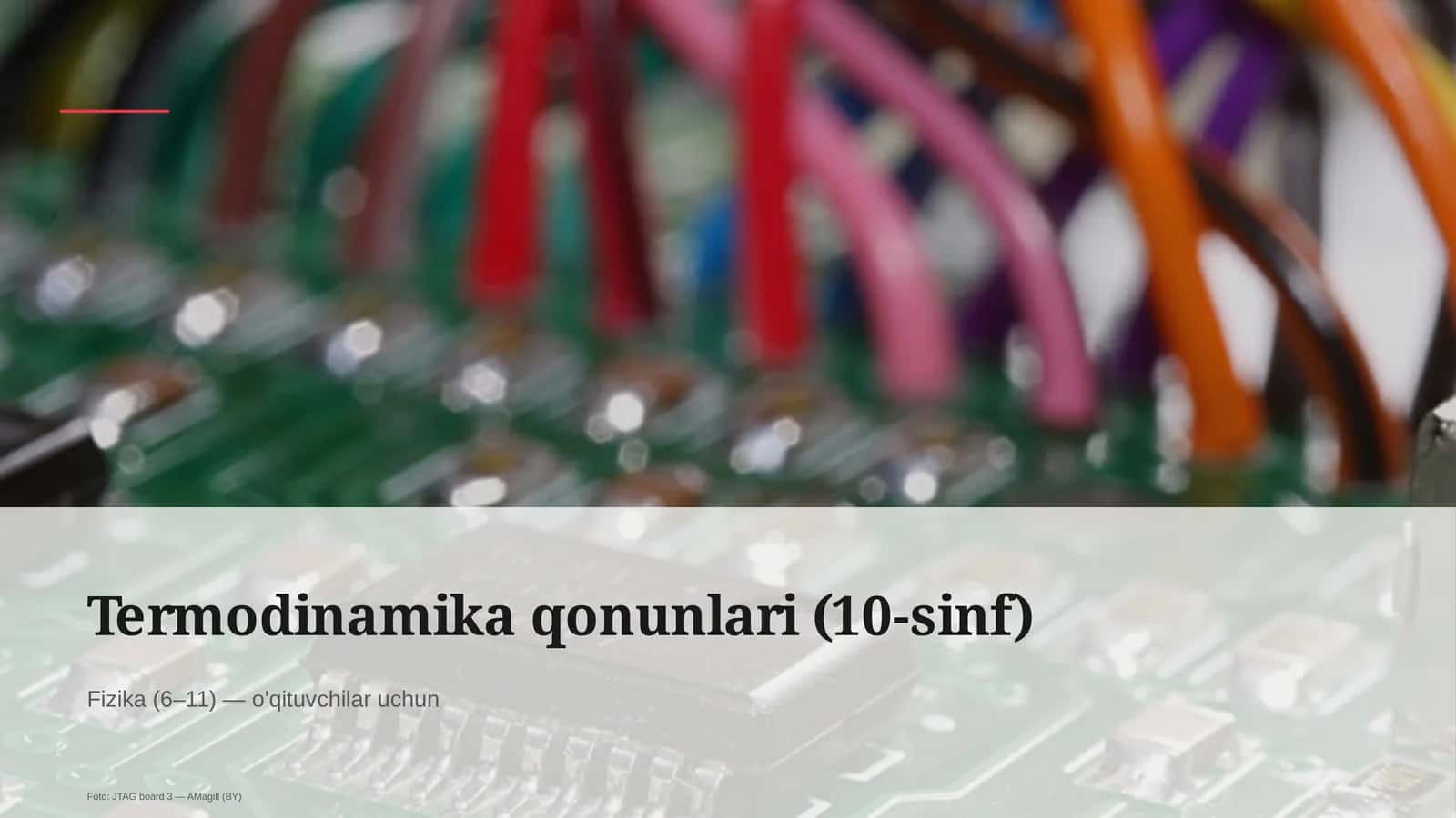 Termodinamika qonunlari (10-sinf) 2