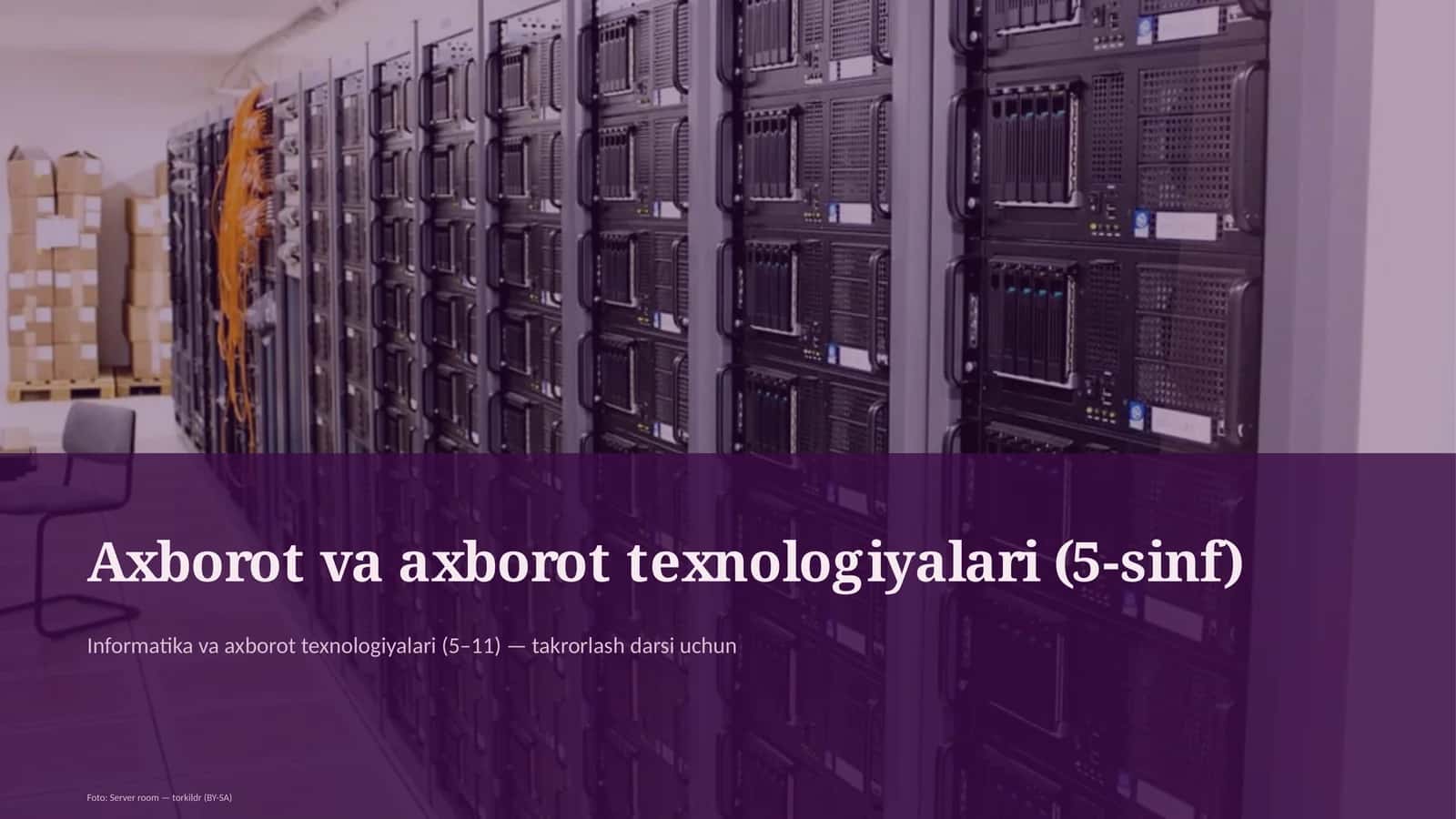 Axborot va axborot texnologiyalari (5-sinf) 1
