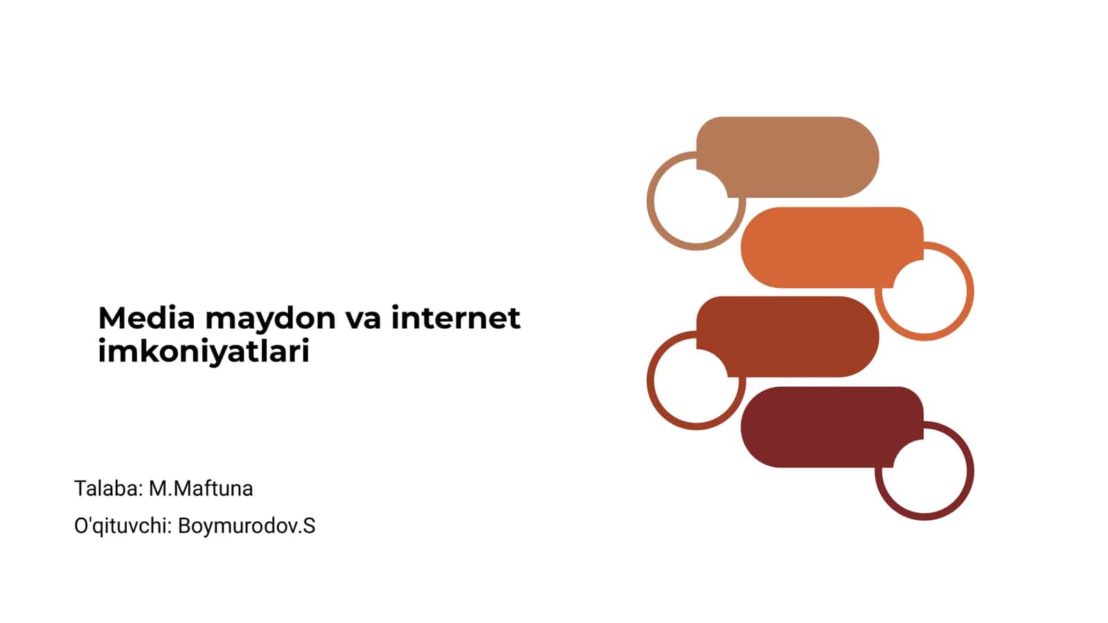 Media maydon va internet imkoniyatlari 1