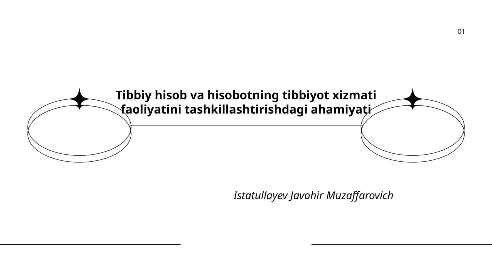 Tibbiy hisob va hisobotning tibbiyot xizmati faoliyatini tashkillashtirishdagi ahamiyati 1