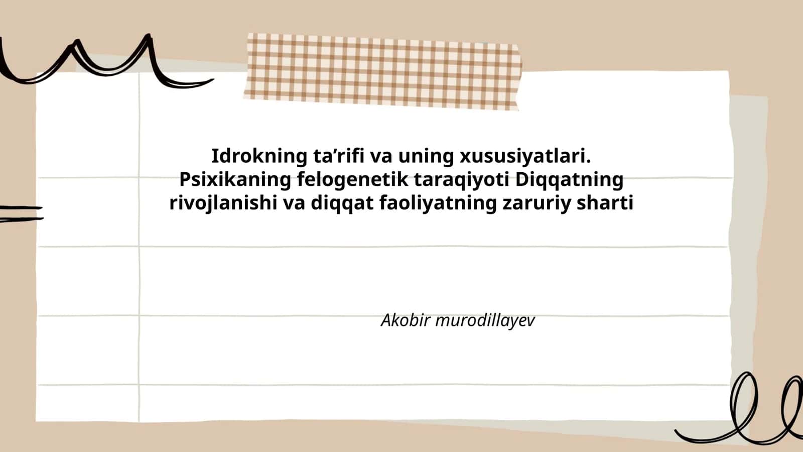 Idrokning ta’rifi va uning xususiyatlari 1