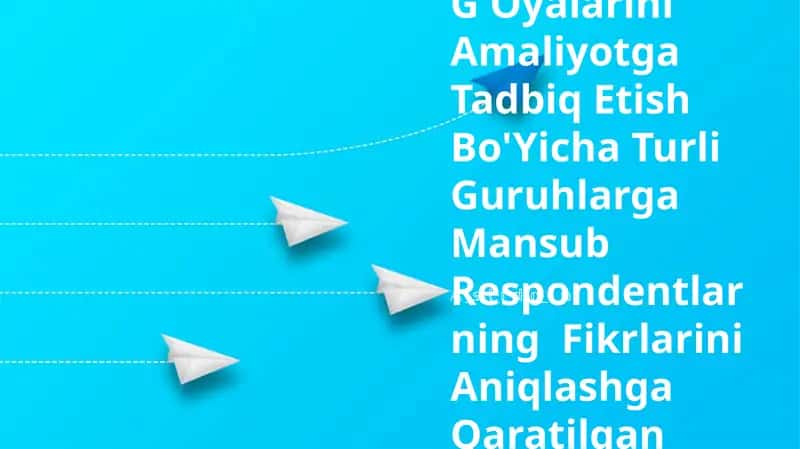 Inklyuziv Ta'Lim G'Oyalarini Amaliyotga Tadbiq Etish Bo'Yicha Turli Guruhlarga Mansub Respondentlarning Fikrlarini Aniqlashga Qaratilgan Sotsiologik Tadqiqotlar 1