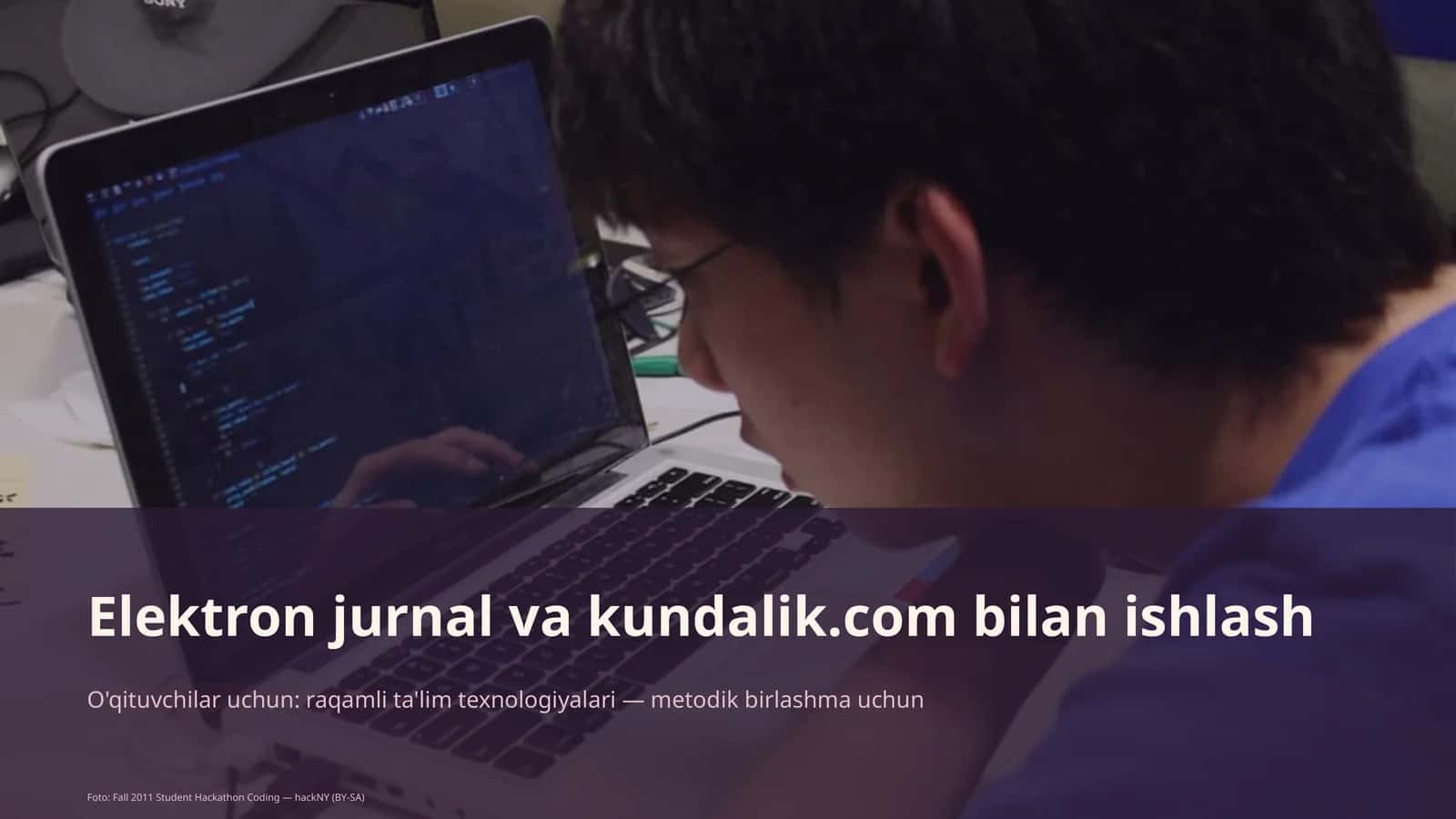 Elektron jurnal va kundalik.com bilan ishlash 1