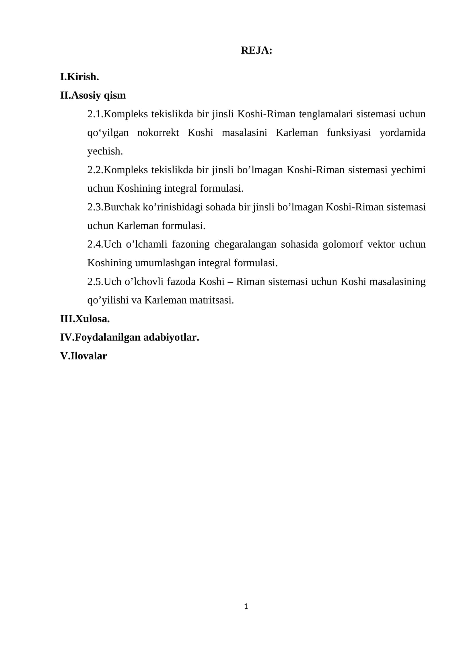 Matematika va informatika 1