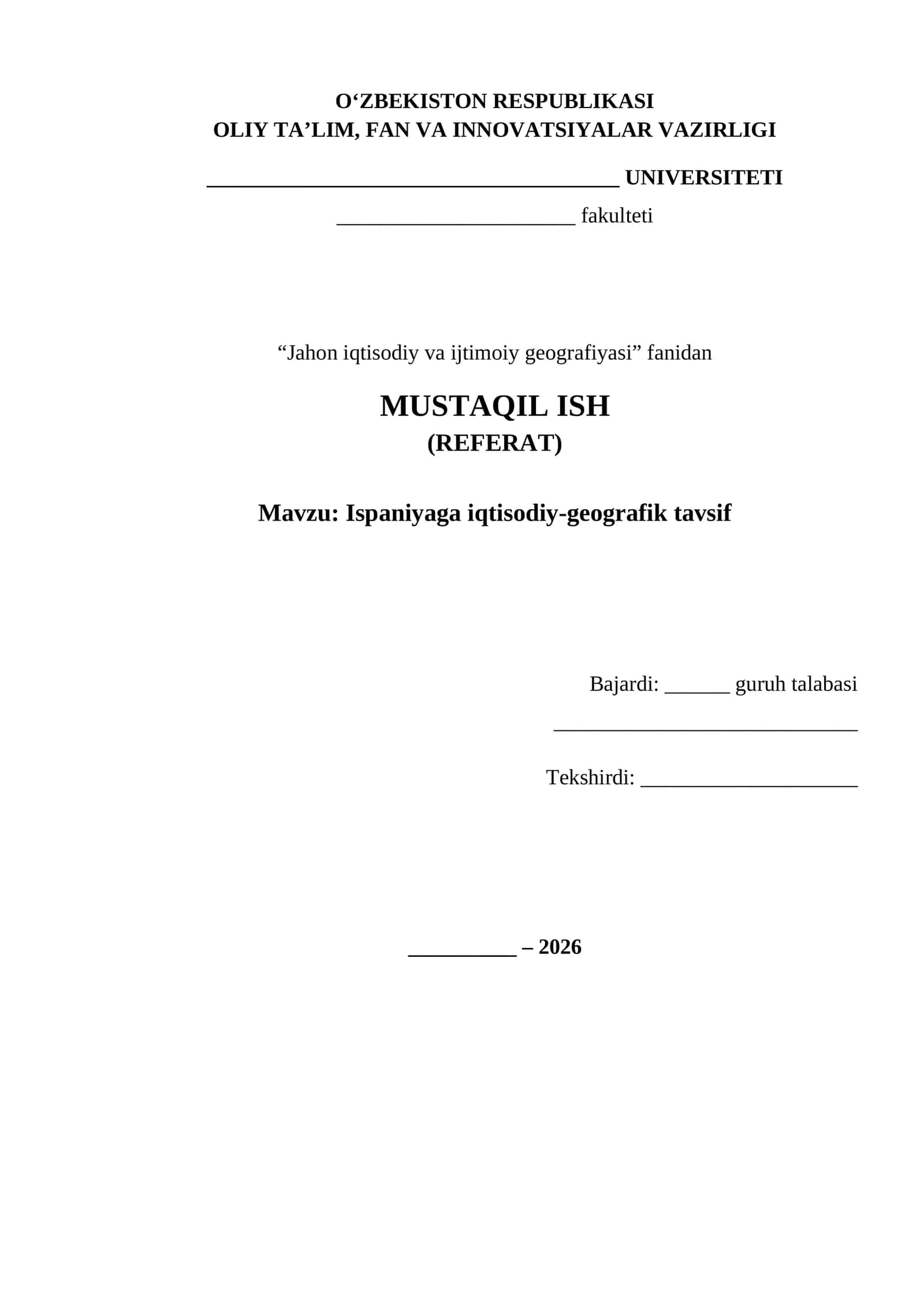 ispaniyaga iqtisodiy geografik tavsif 1