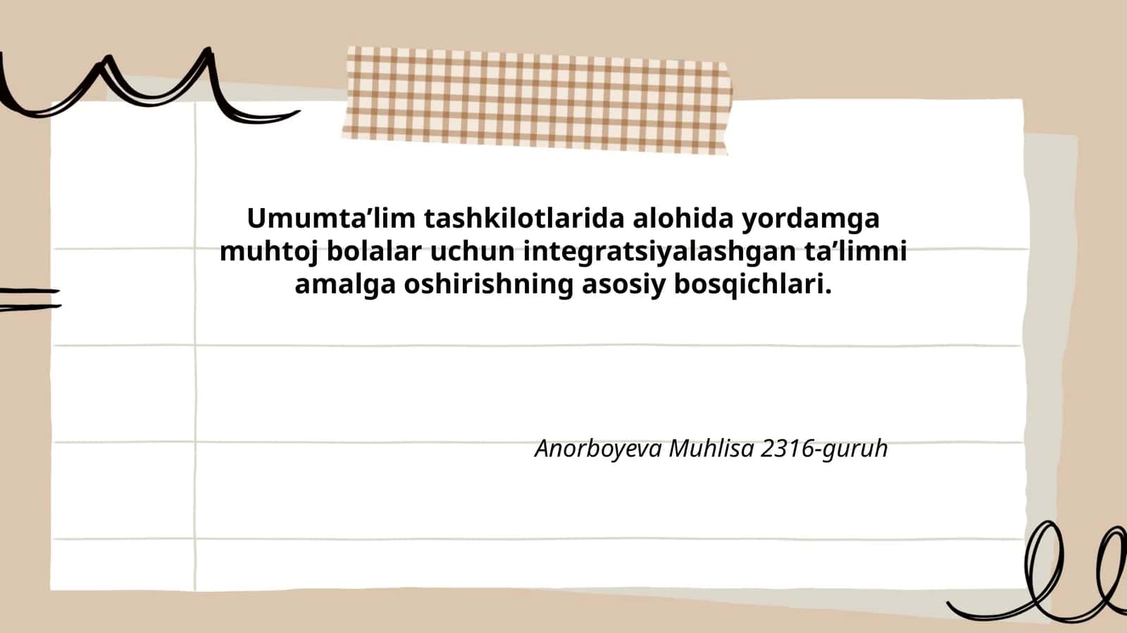 Integratsiyalashgan Ta'limning Maqsadlari 1