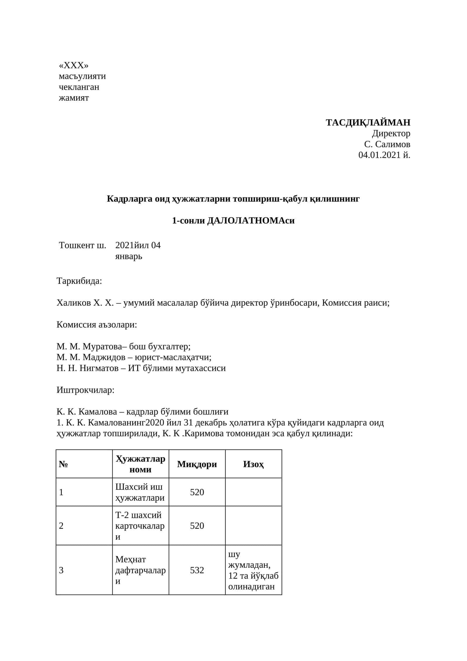 Директор 1