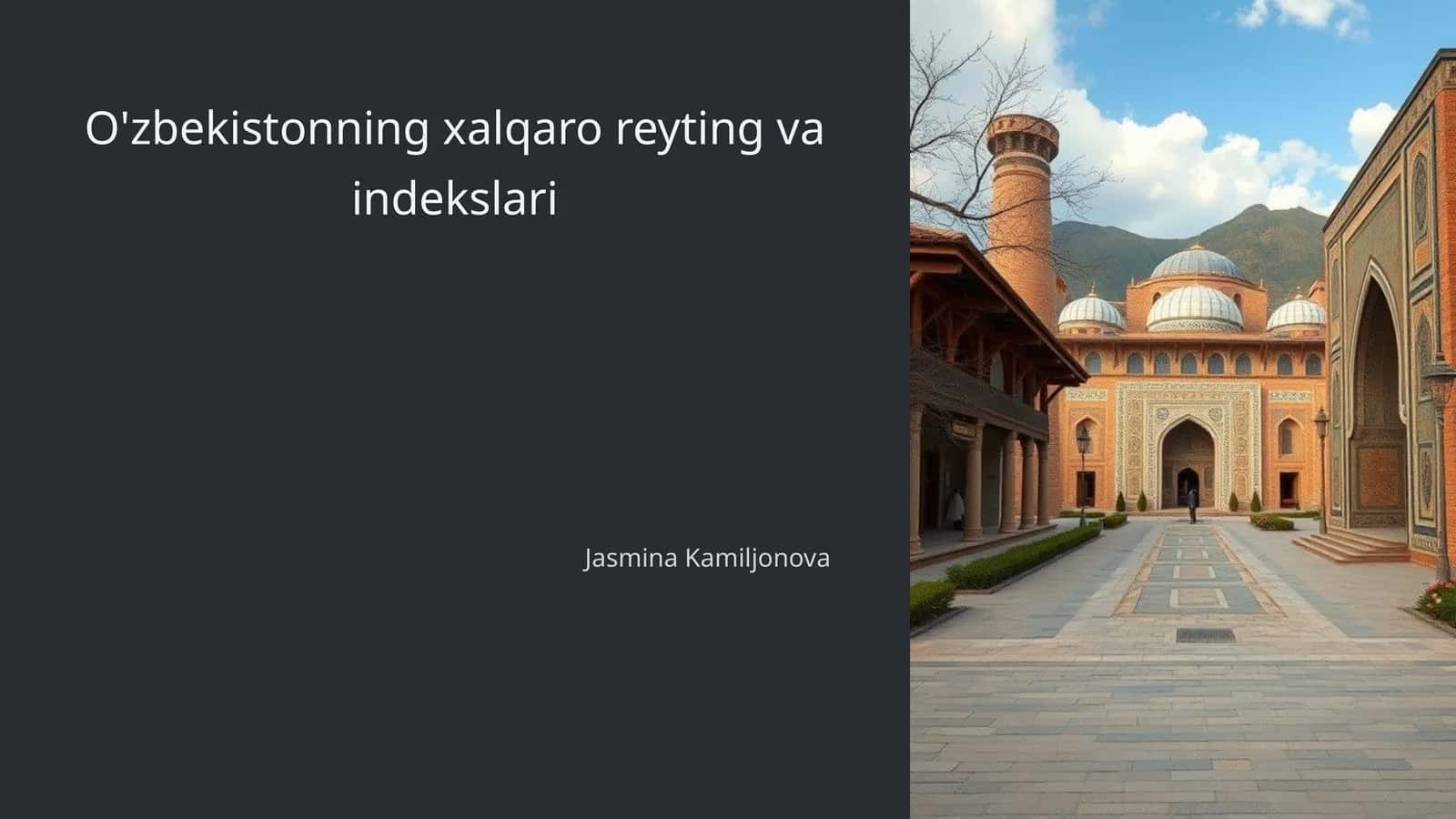 O'zbekistonning xalqaro reyting va indekslari 1