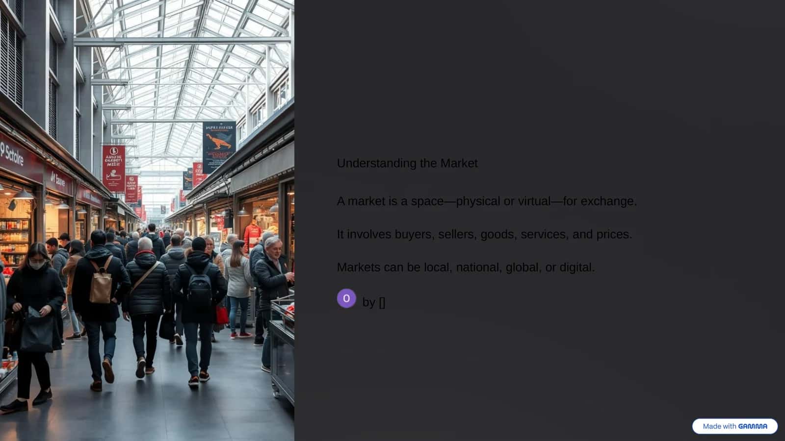 Understanding the Market 1