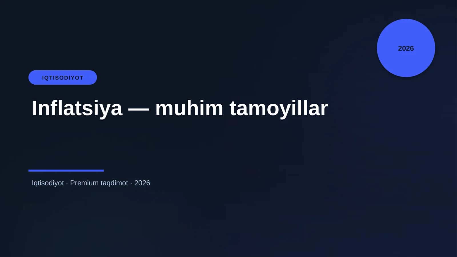 Inflatsiya — muhim tamoyillar 1