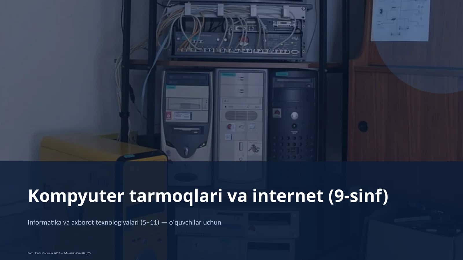 Kompyuter tarmoqlari va internet (9-sinf) 1