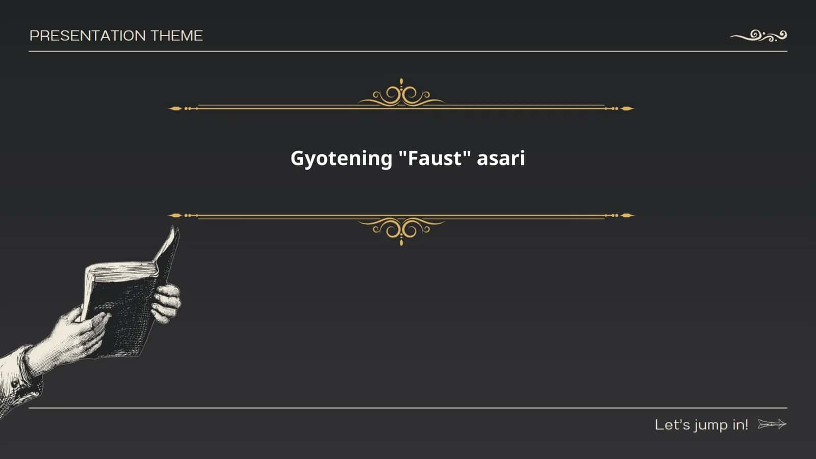 Gyotening "Faust" asari 1