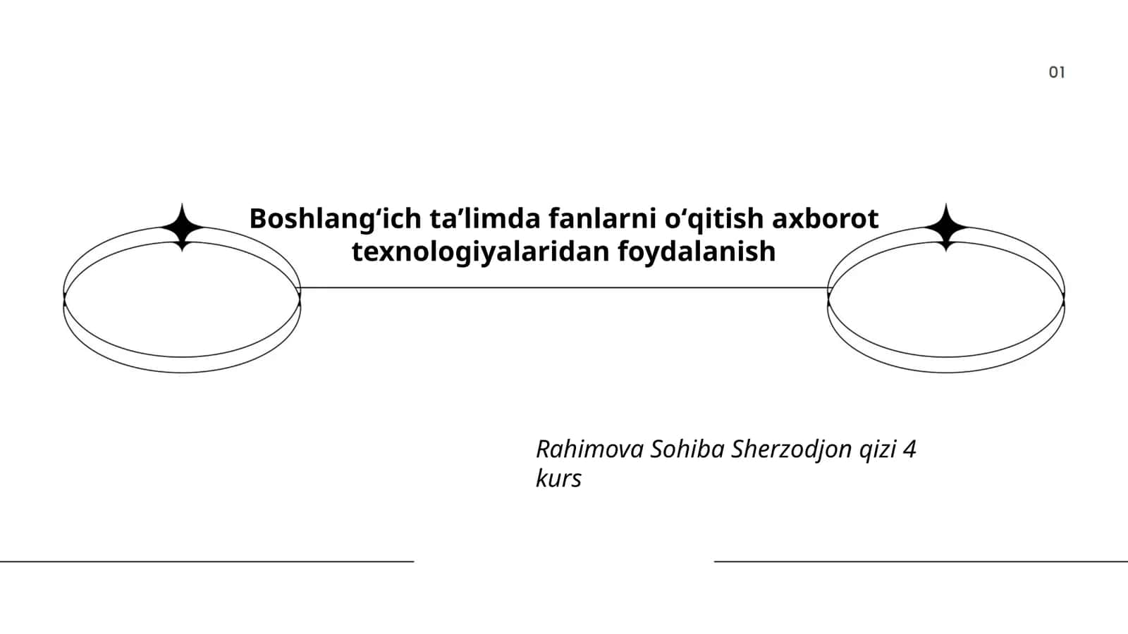 Boshlang’ich ta’limda fanlarni o’qitish axborot texnologiyalaridan foydalanish 1