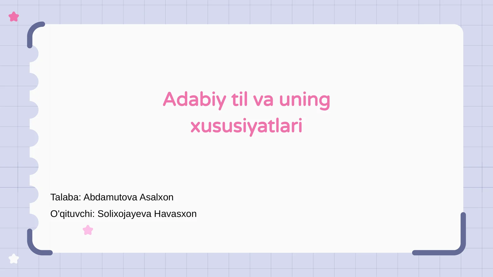 Adabiy til va uning xususiyatlari 1