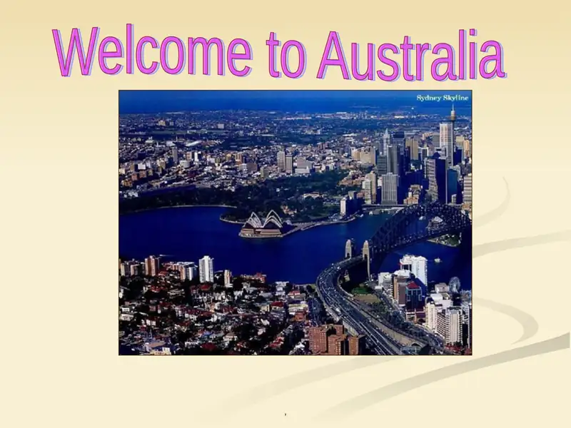 What Do You Know about Australia? 1