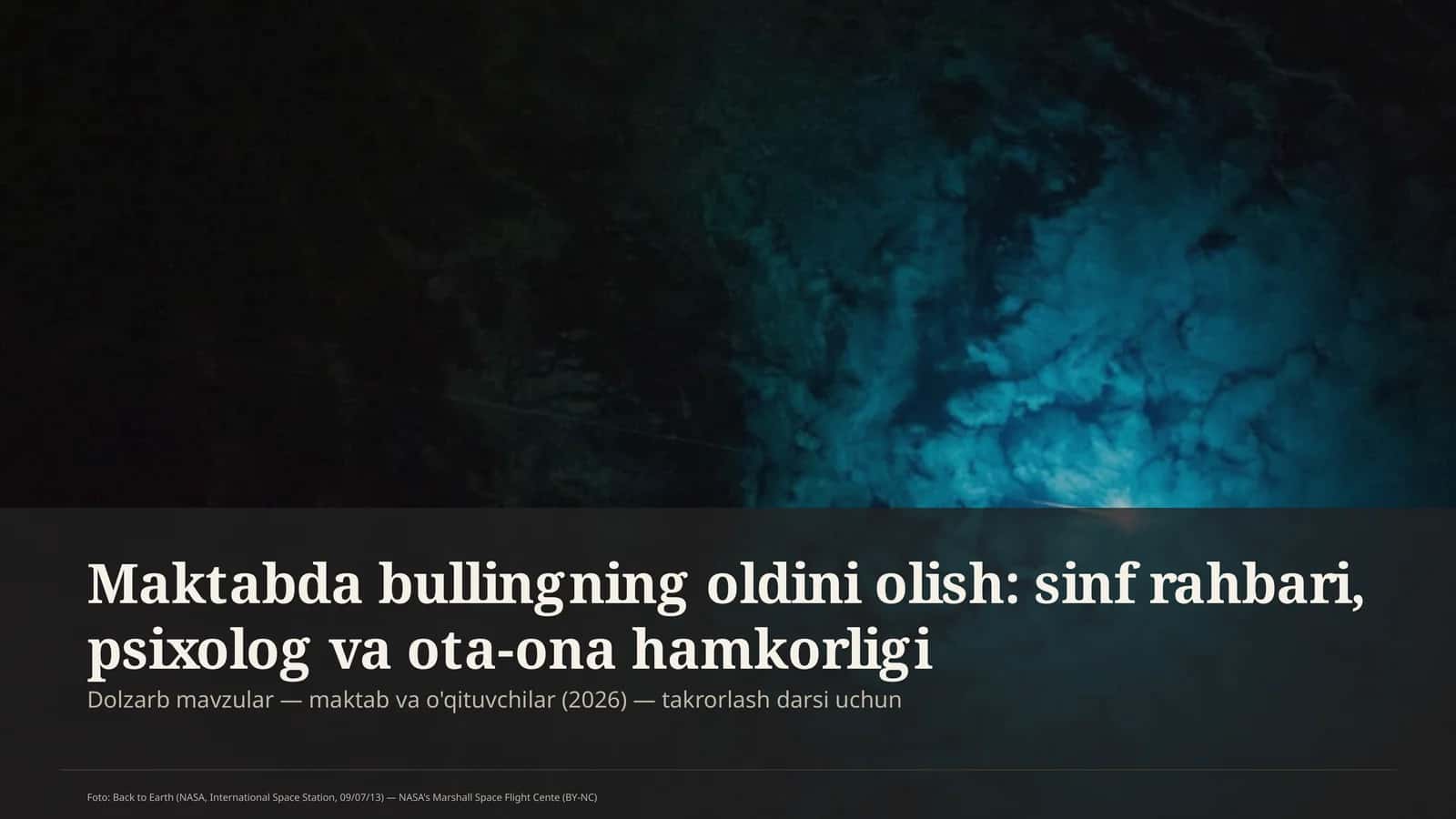 Dolzarb mavzular 1