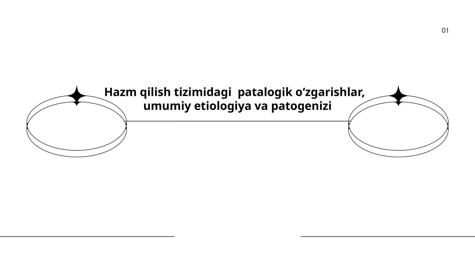 Hazm qilish tizimidagi patalogik oʻzgarishlar, umumiy etiologiya va patogenizi 1