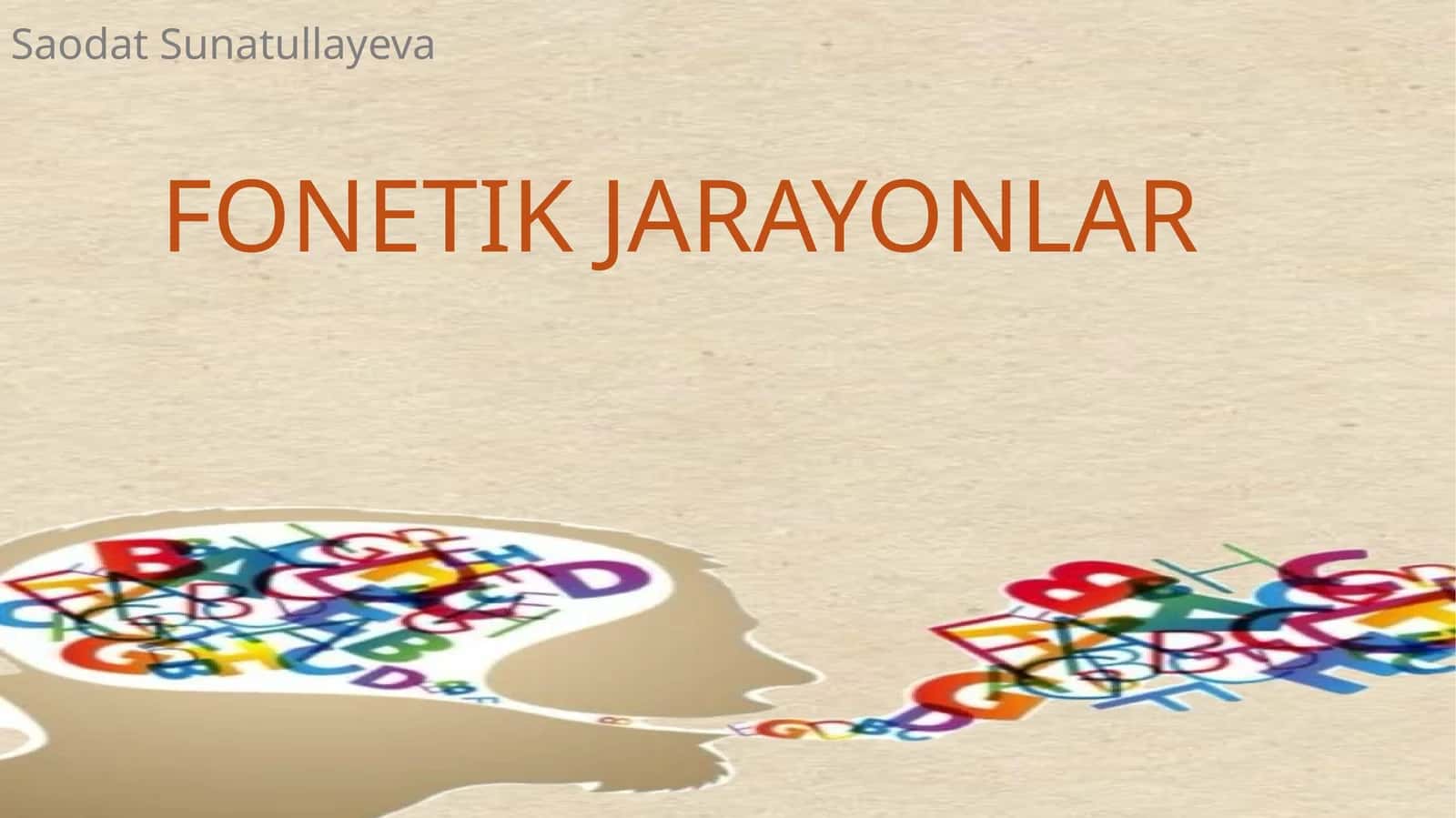 FONETIK JARAYONLAR 1