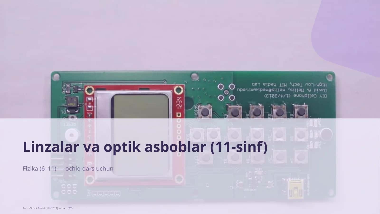 Linzalar va optik asboblar (11-sinf) 1