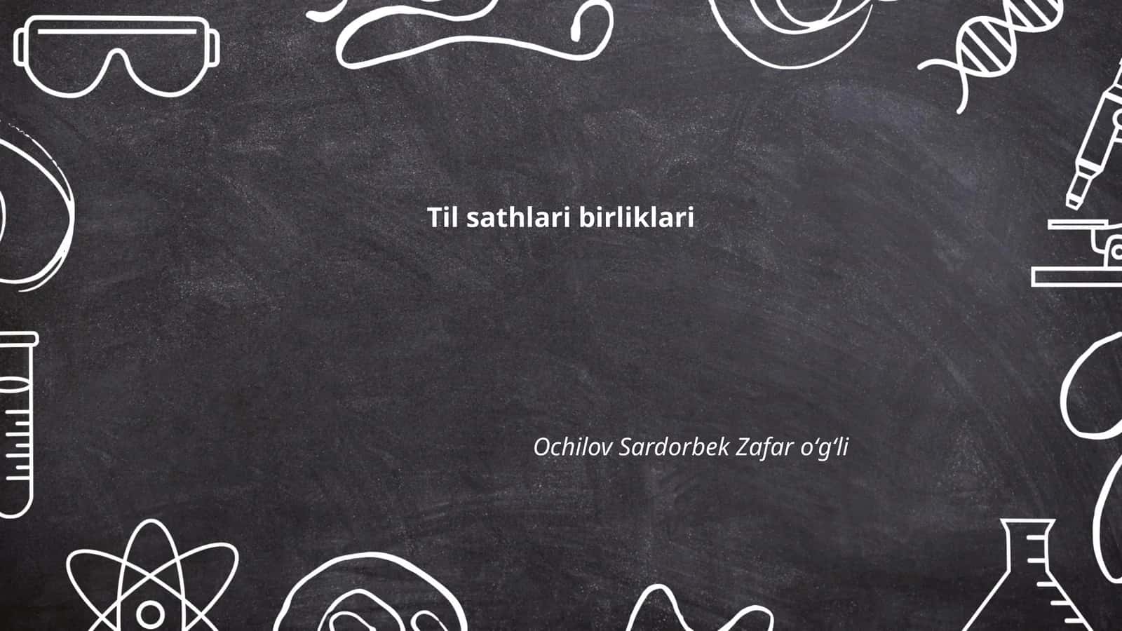 Til sathlari birliklari 1