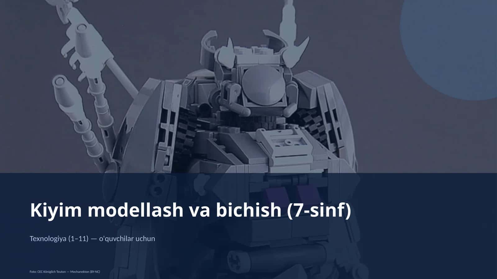 Kiyim modellash va bichish (7-sinf) 1