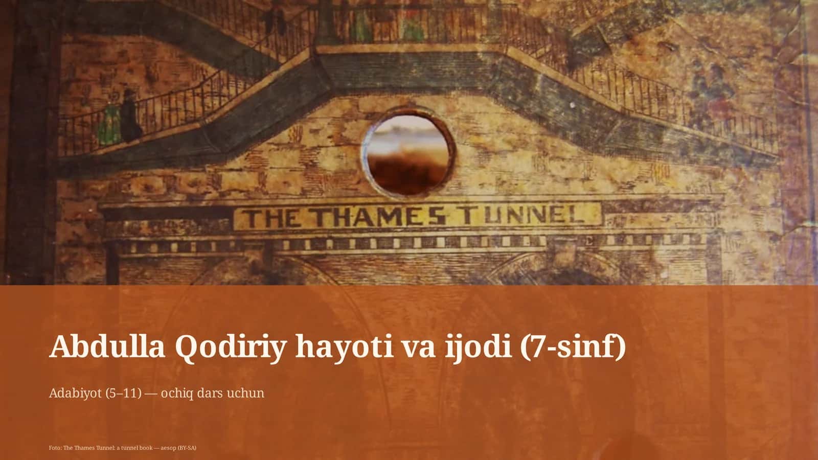 Abdulla Qodiriy hayoti va ijodi (7-sinf) 1