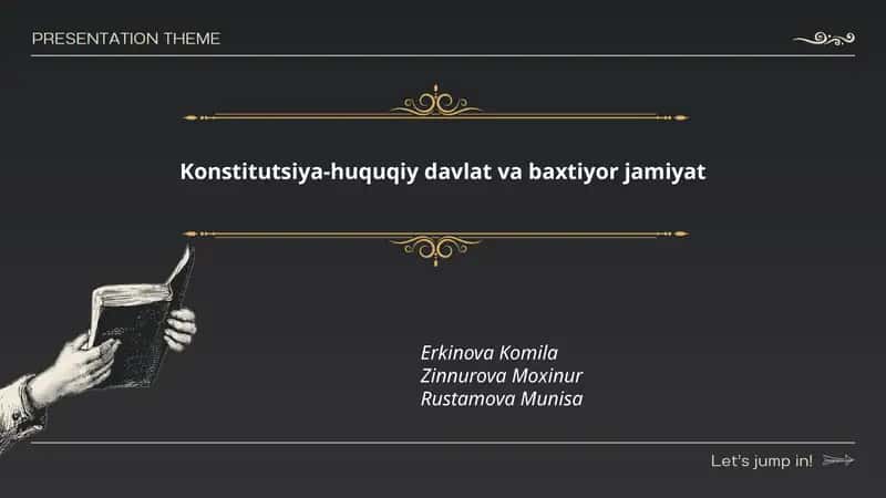 Konstitutsiya-huquqiy davlat va baxtiyor jamiyat 1