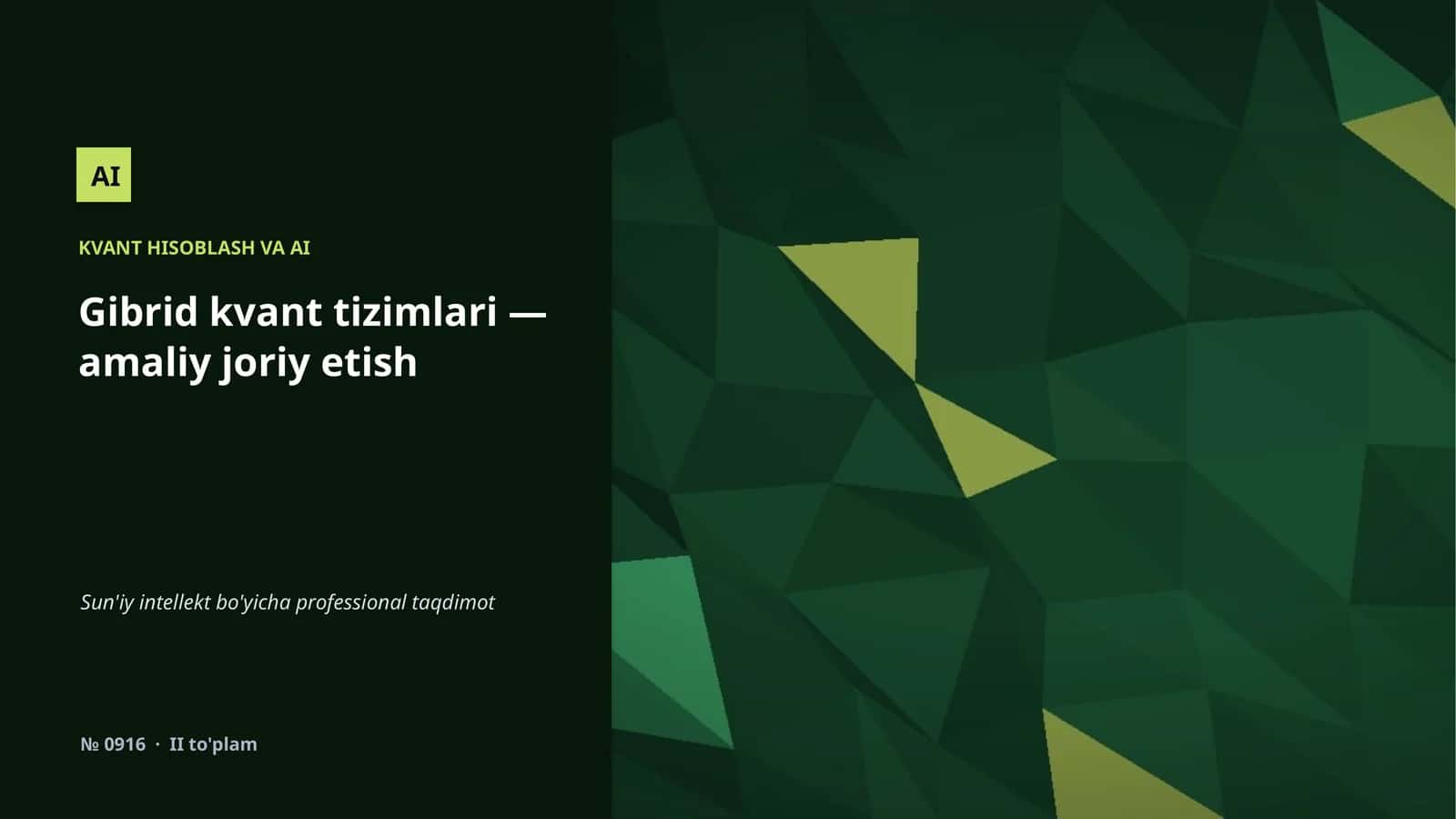 KVANT HISOBLASH VA AI 1