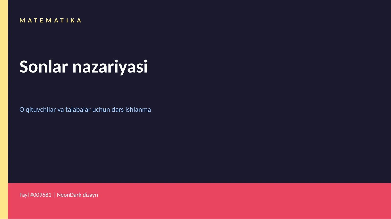MATEMATIKA 1