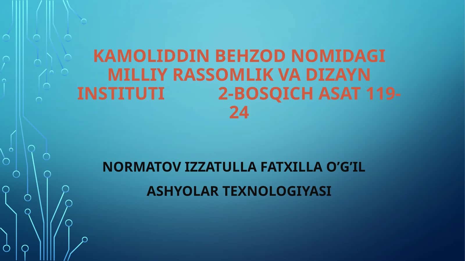 Badiiy Kulolchilik Buyumlarini Islash Chiqarish Texnologiyasi 1