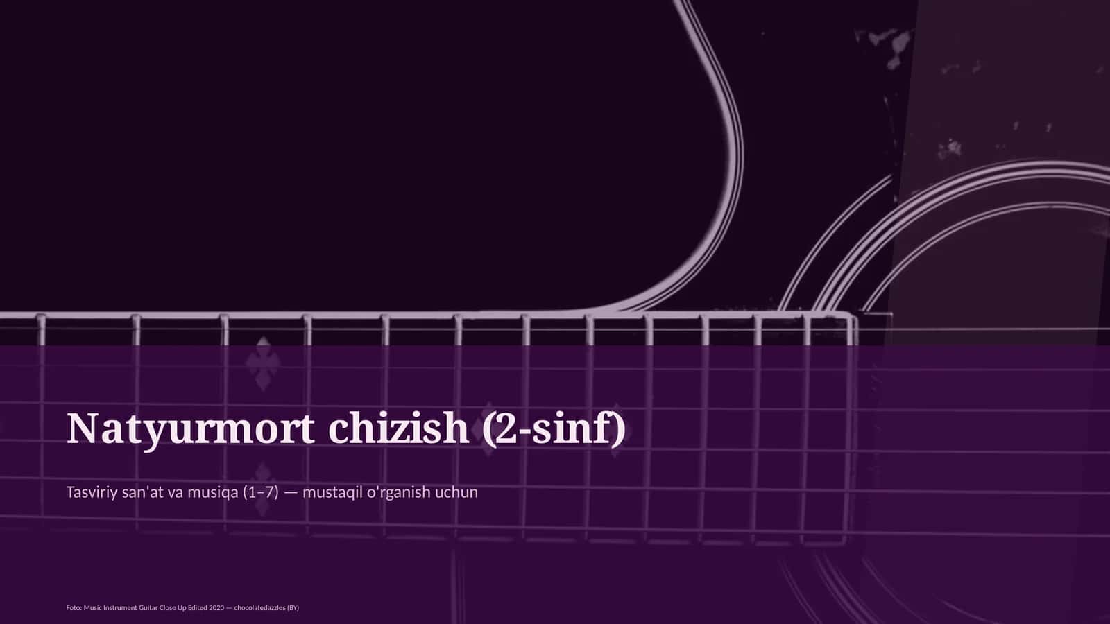Natyurmort chizish (2-sinf) 3