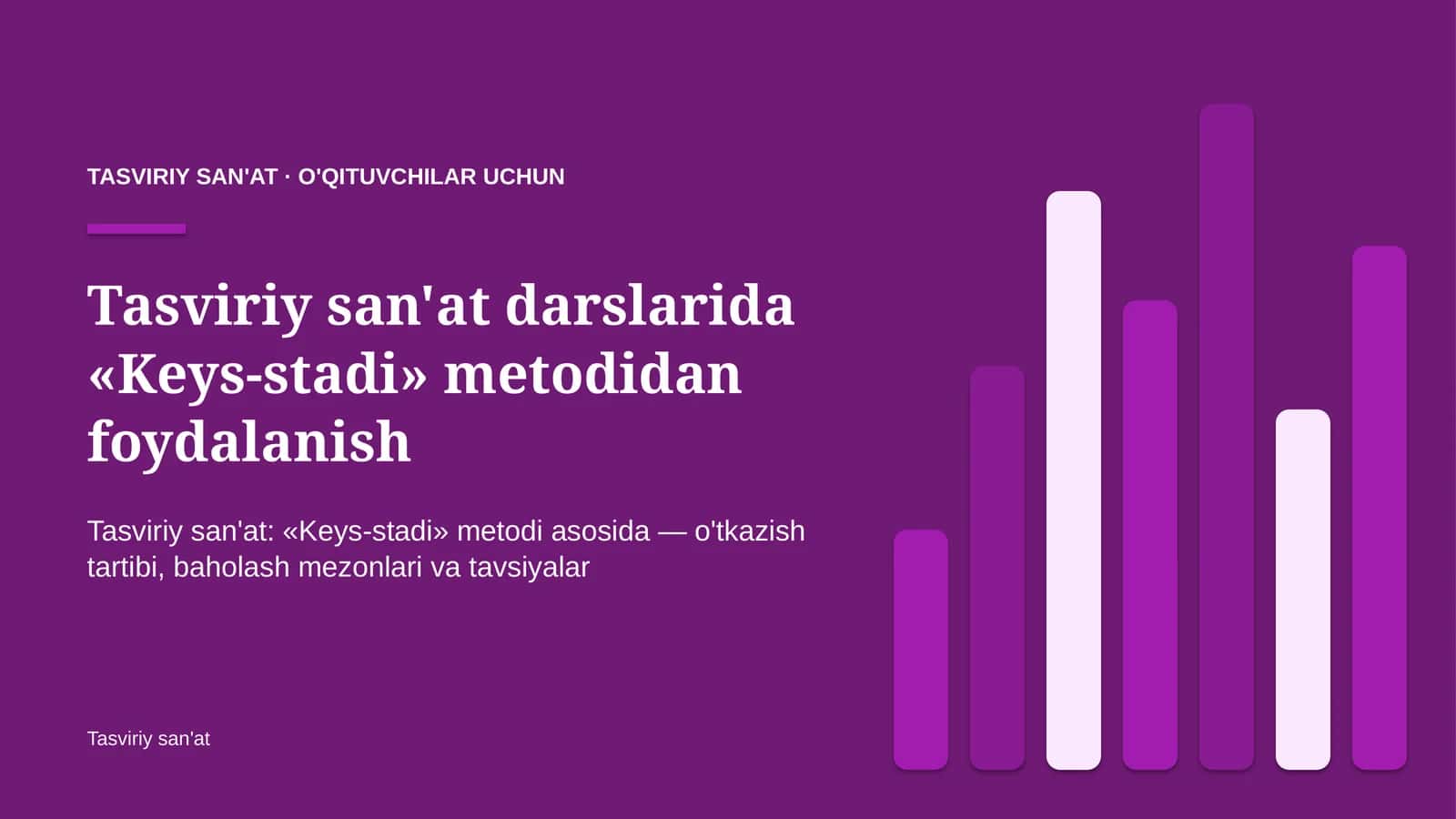 tasviriy san'at darslarida keys stadi metodidan foydalanish 4583 1