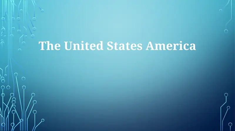 Introduction to the USA 1