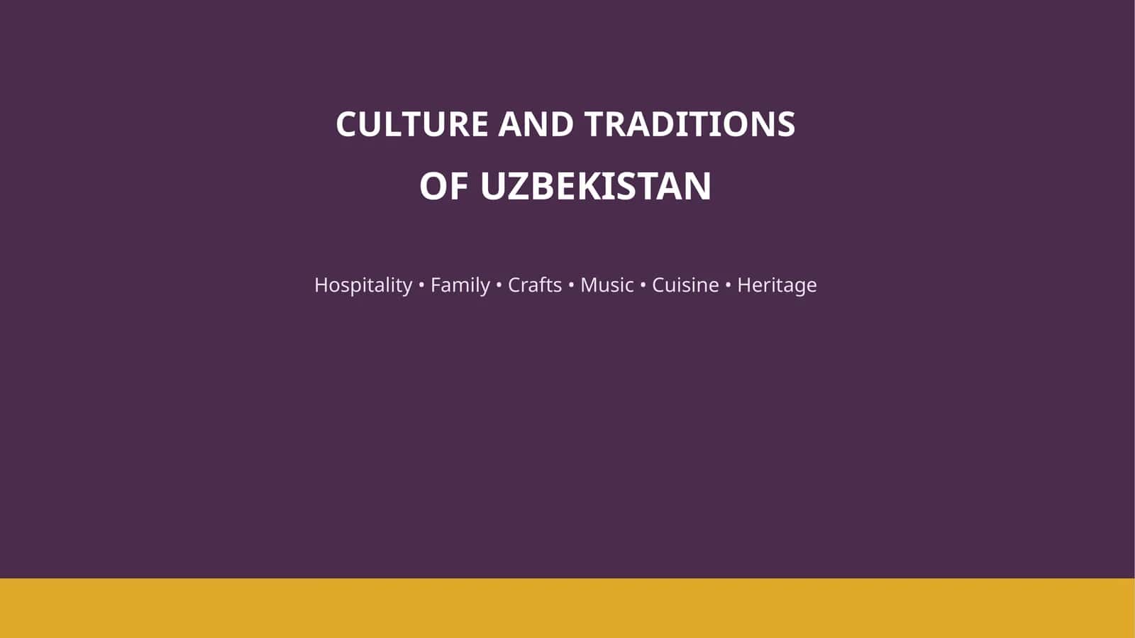 culture and traditions 1