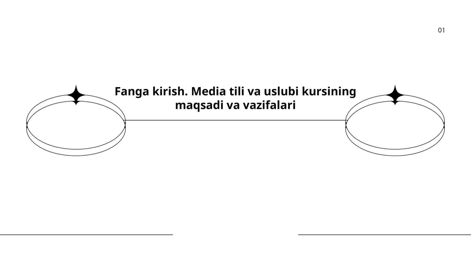 Fanga kirish. Media tili va uslubi kursining maqsadi va vazifalari 1