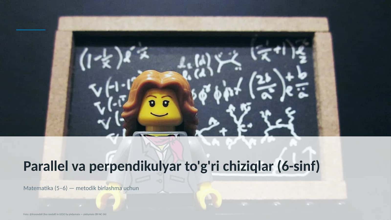 Parallel va perpendikulyar to'g'ri chiziqlar (6-sinf) 1