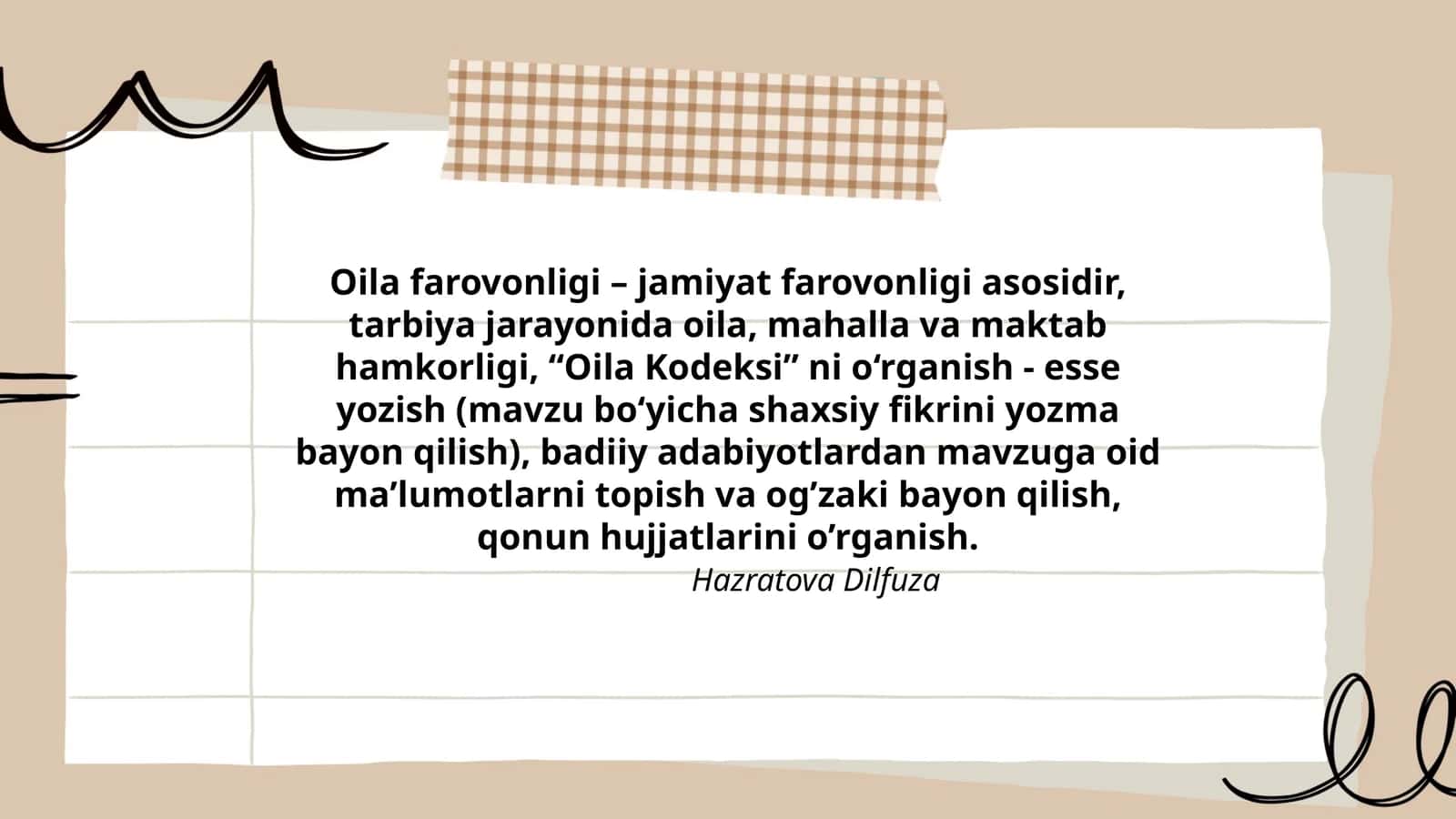 Oila farovonligi 1