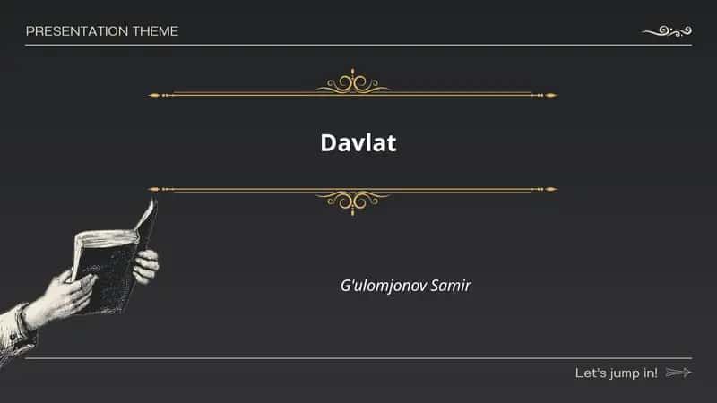 Davlat tushunchasi va xususiyatlari 1