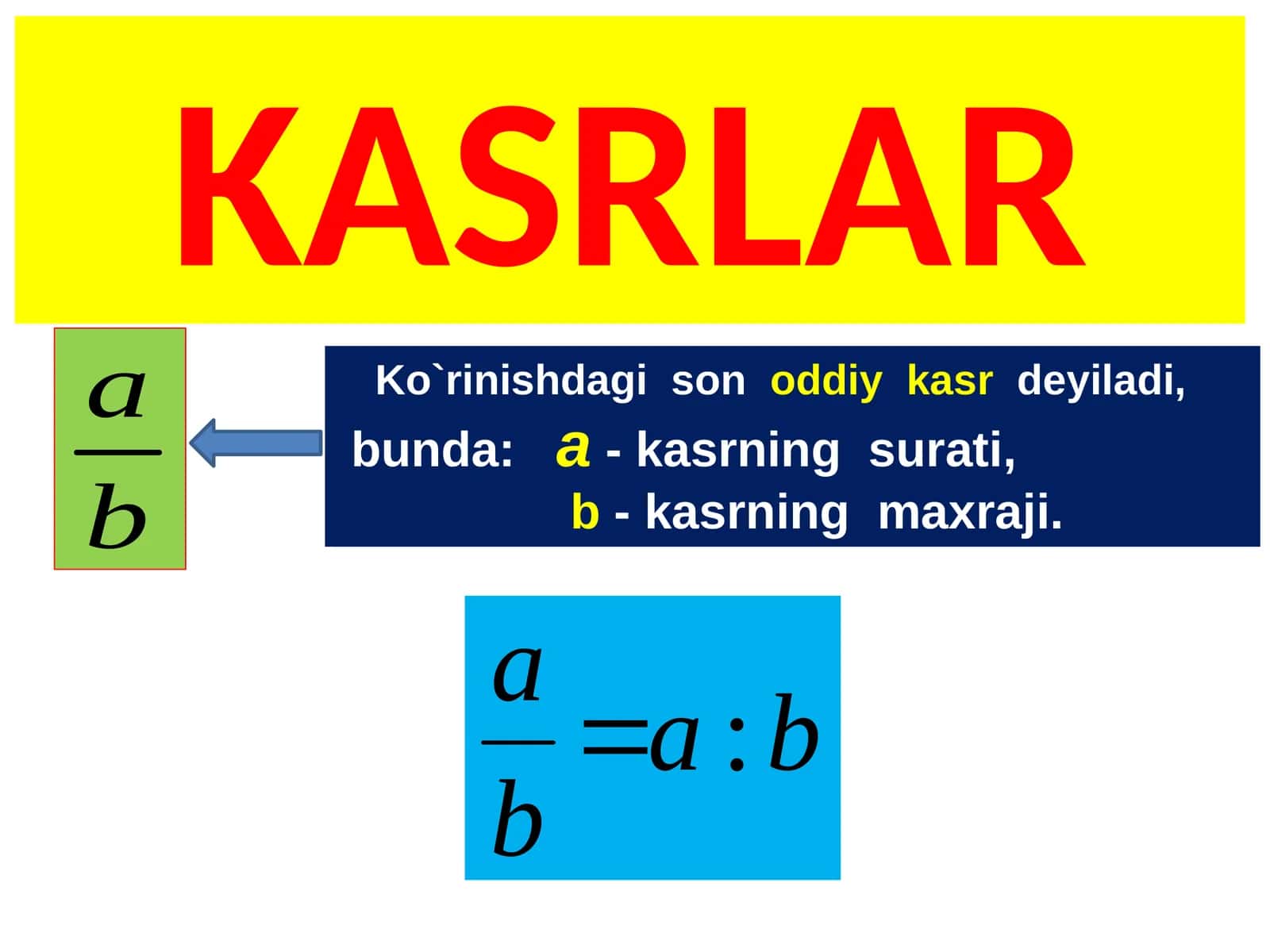 KASRLAR 1