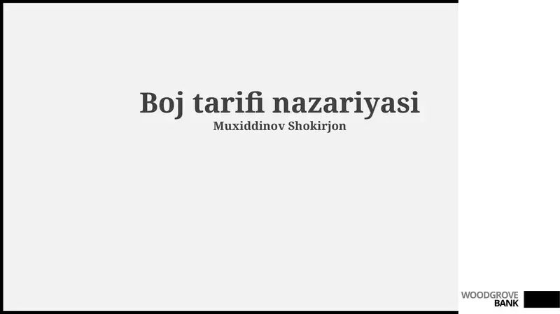 O'yin nazariyasi 1