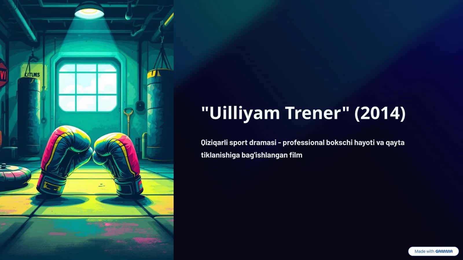 Uilliyam Trener (2014) 1